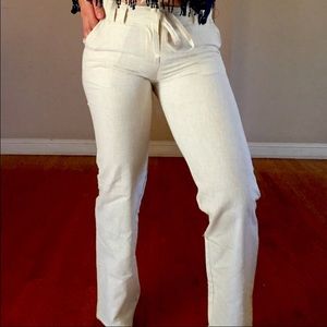 Brand New! Never worn Khaki Linen Pants